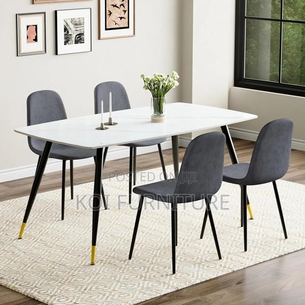 Dining Set; Four Seaters Marble Dining Set - thumbnail 12