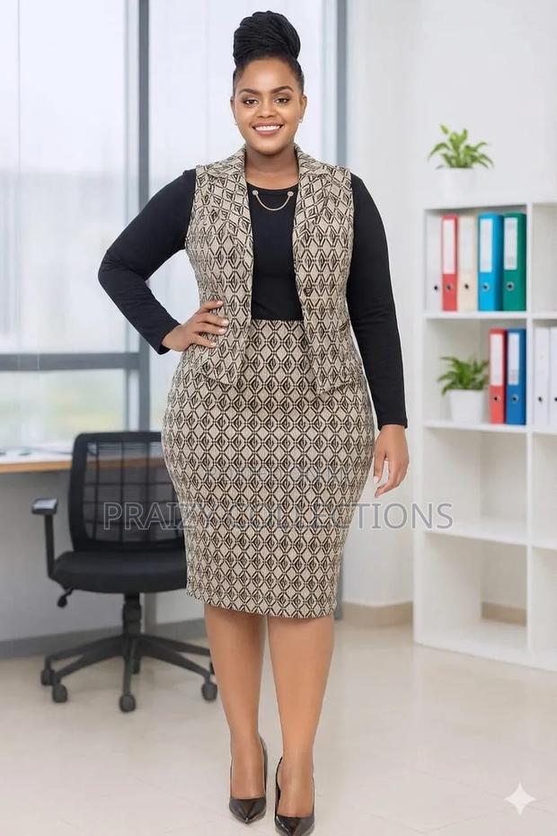 Checked Europa Design Dress and Coat - thumbnail 2