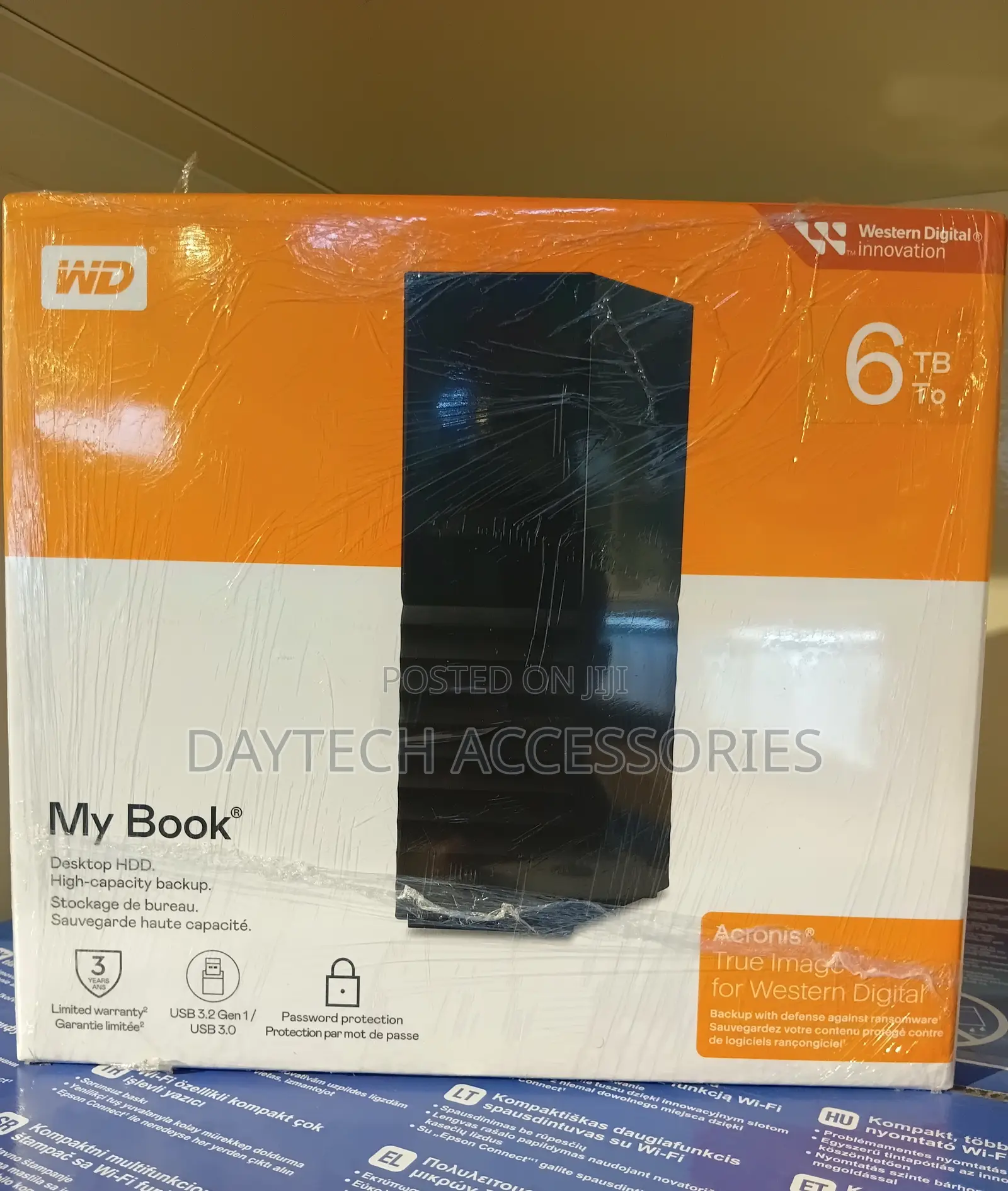 This Is a Western Digital 6tb My Book Desktop External Hard Drive