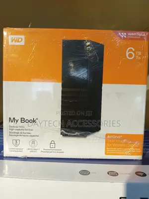 This Is a Western Digital 6tb My Book Desktop External Hard Drive