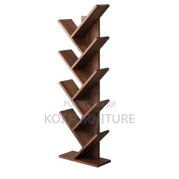 Storage Units; Wooden Five Tier Bookshevles - thumbnail 2
