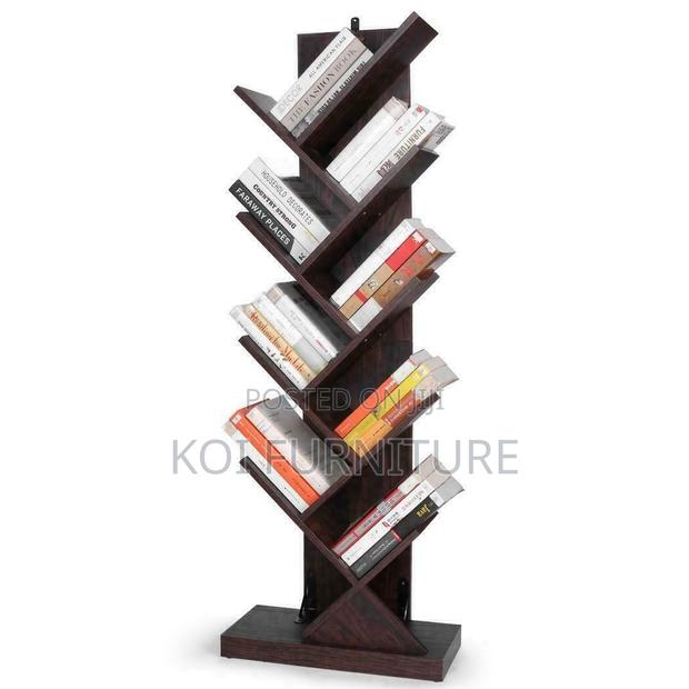 Storage Units; Wooden Five Tier Bookshevles - thumbnail 3