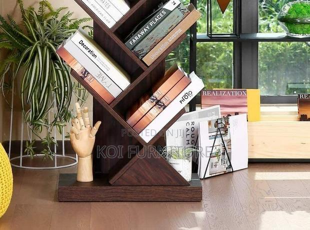 Storage Units; Wooden Five Tier Bookshevles - thumbnail 6