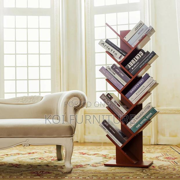Storage Units; Wooden Five Tier Bookshevles - thumbnail 7