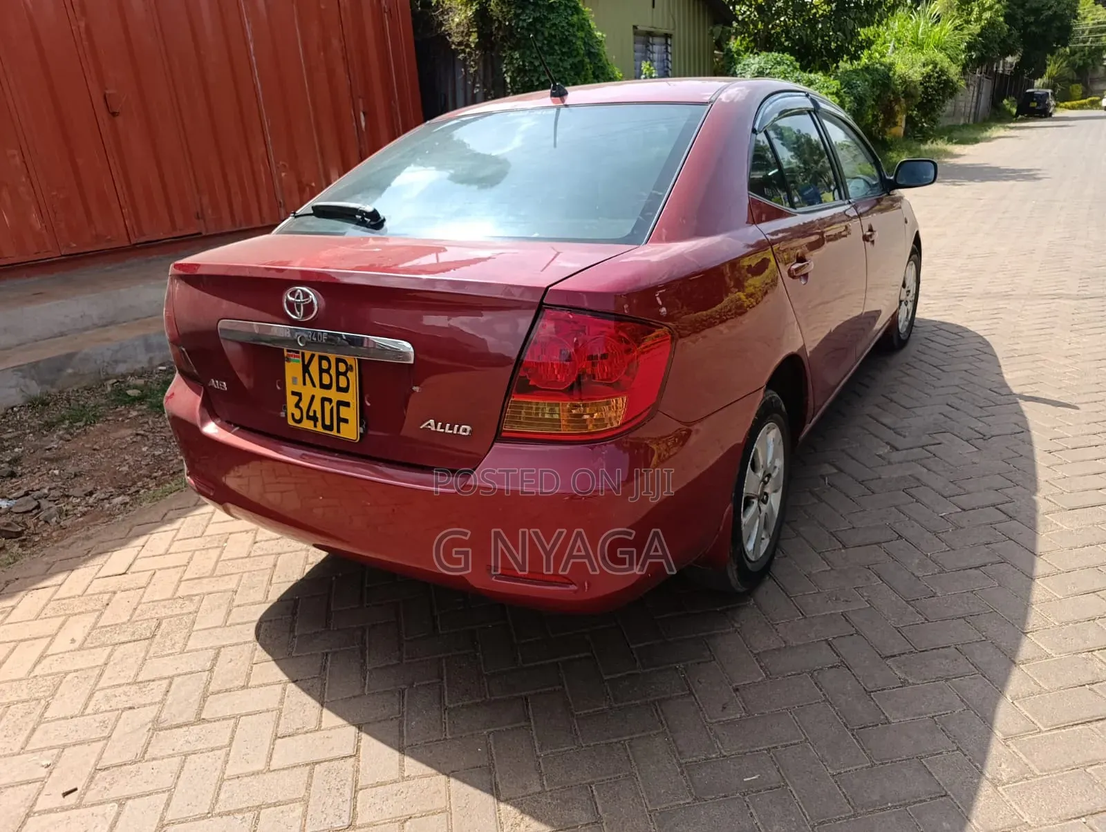 Toyota Allion 2007 Red