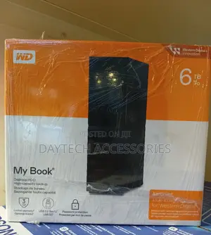 Western Digital 6tb My Book Desktop External Hard Drive.