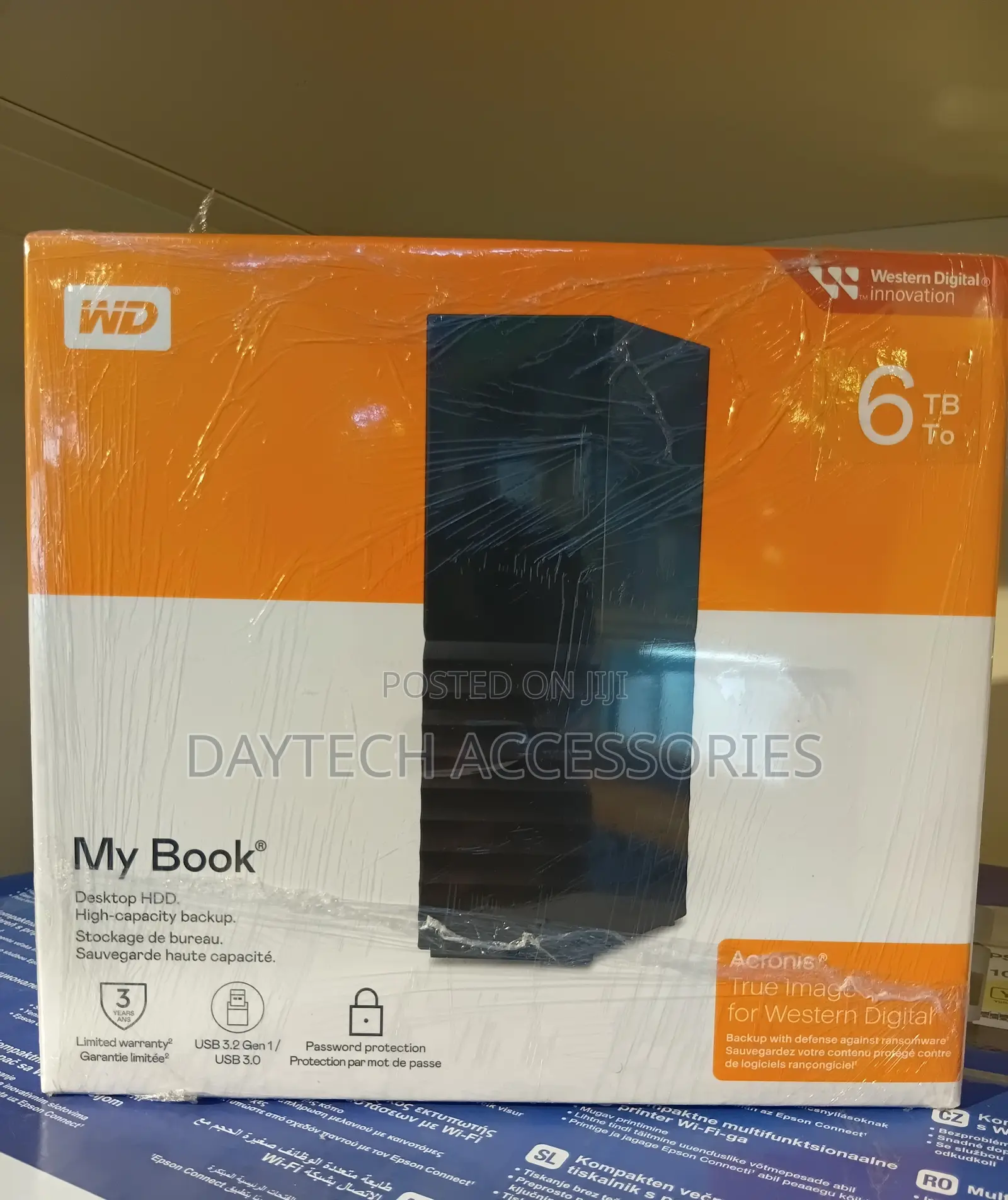 Western Digital 6tb My Book Desktop External Hard Drive.