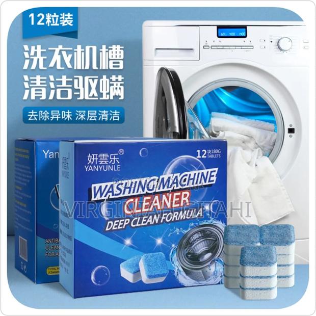 12 PCS Drum Washing Machine Antibacterial Cleaning Tablets
