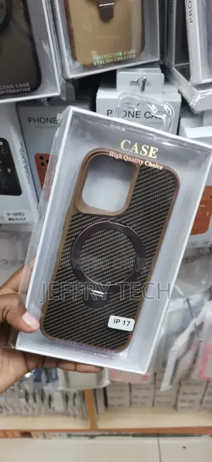 "Ip 17" Sleek, Scratch-Resistant, Matte Woven Design Case