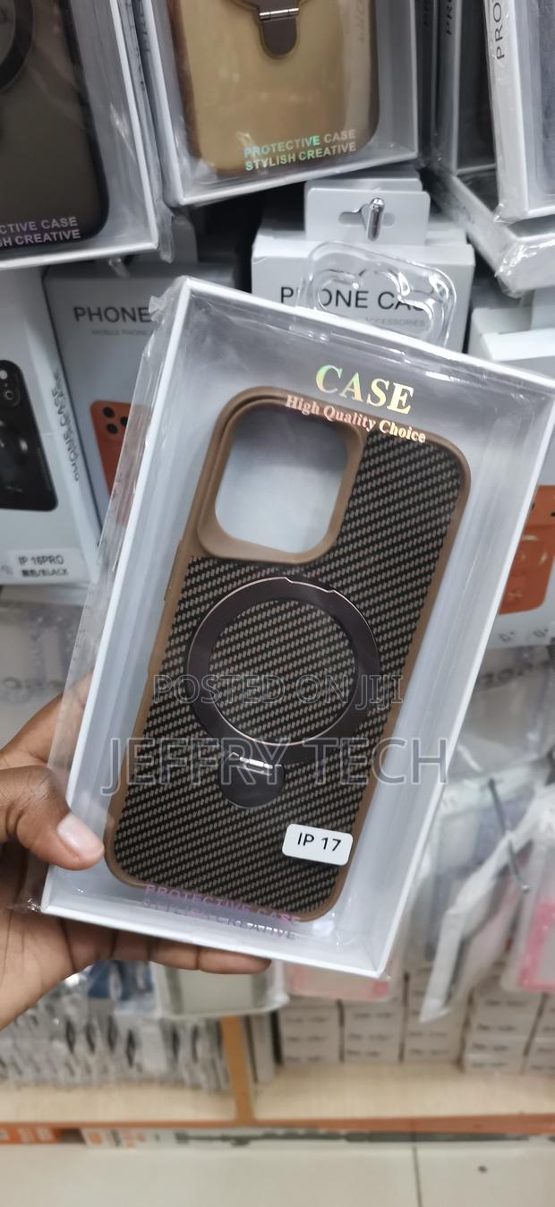 "Ip 17" Sleek, Scratch-Resistant, Matte Woven Design Case - thumbnail 2