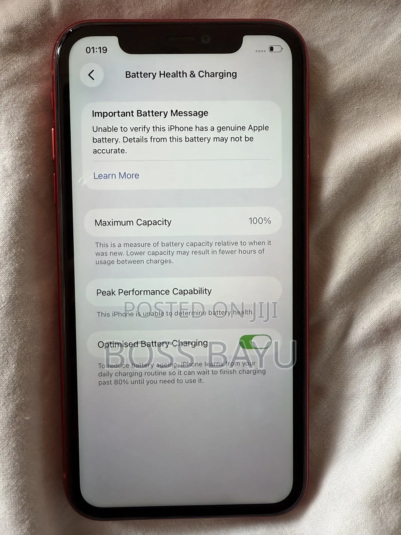 Apple iPhone 11 128 GB Red