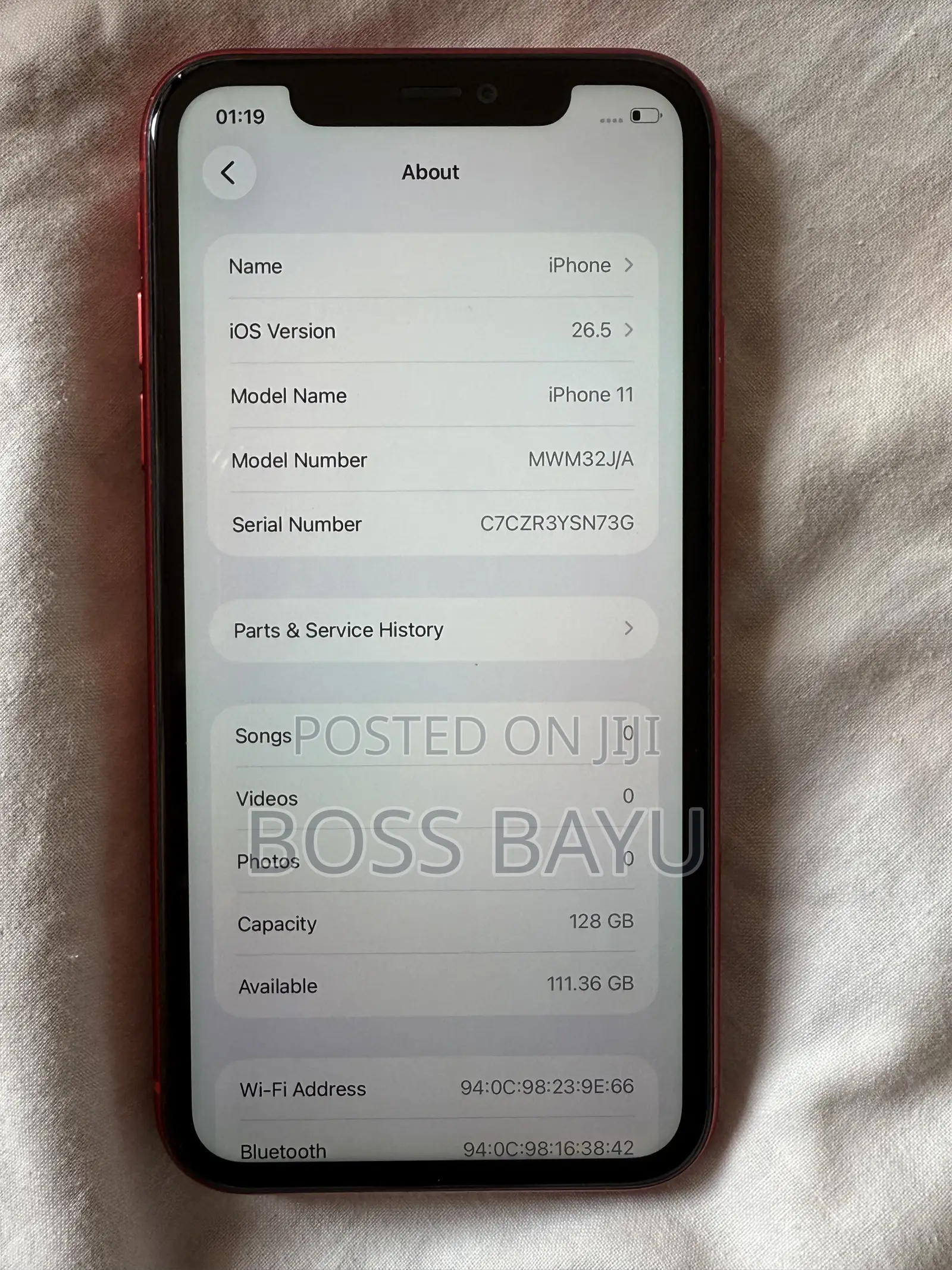 Apple iPhone 11 128 GB Red