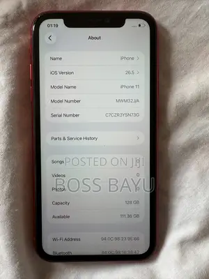 Apple iPhone 11 128 GB Red