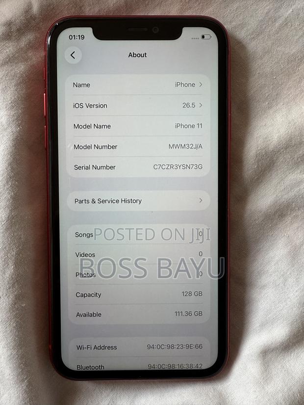 Apple iPhone 11 128 GB Red - thumbnail 2