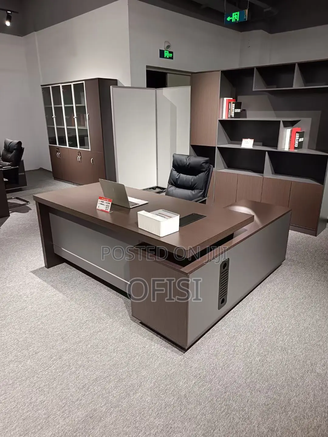 L-Shaped Executive Office Desk
