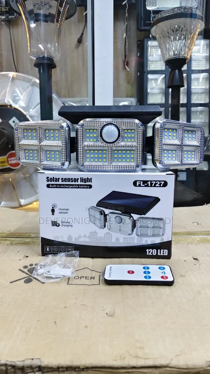*3 Head Solar Sensor Lights