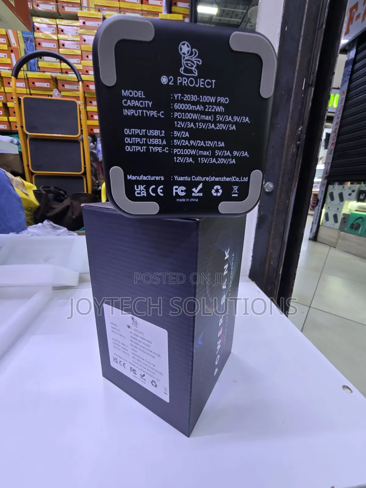Heavy Duty 60000mah Laptop Power Bank - 100w Pd Fast Charge