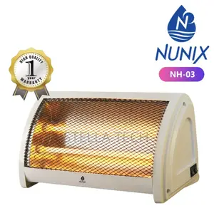 Nunix Electric Portable Quartz Room Heater With Heat Control