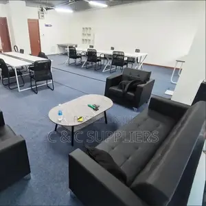5-Seater Leather Sofa Set.