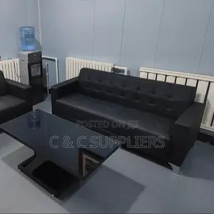 5-Seater Leather Sofa Set.