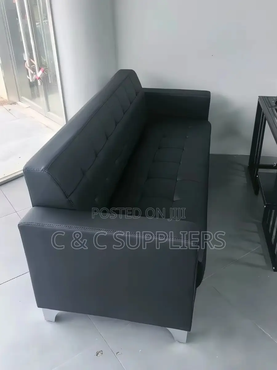 5-Seater Leather Sofa Set.