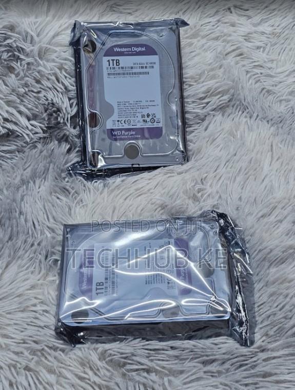 Wd Purple 1tb CCTV Hard Drive | Surveillance HDD for DVR NVR