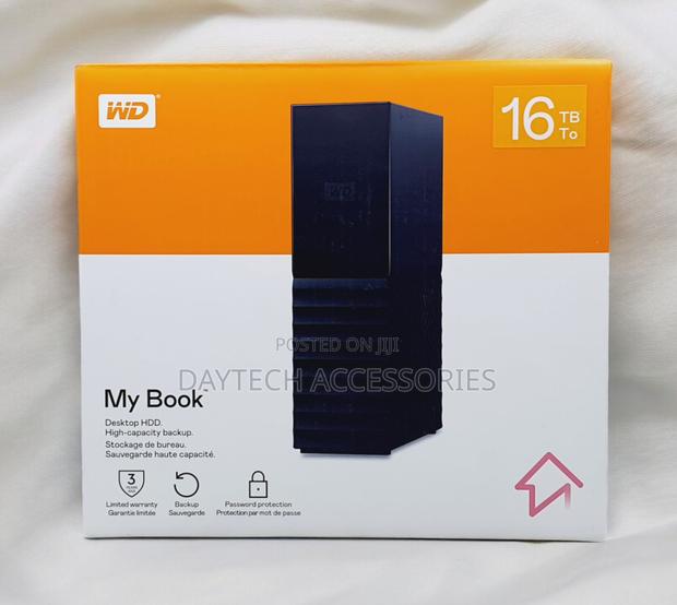 Western Digital (Wd) My Book Desktop Hard Drive With Capacity of 16tb.