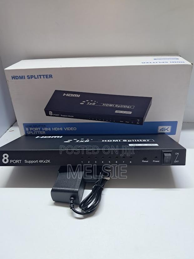 Professional 8 Port Hdmi Splitter for CCTV Digital Signage