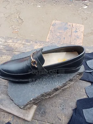 Men's Premium Black Horsebit Loafers – Elegant Slip-on Formal Shoes