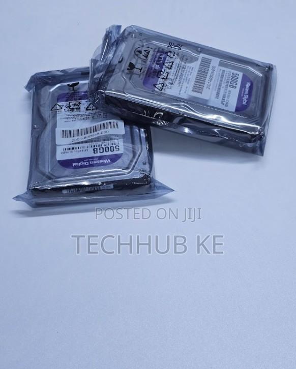 Wd Purple 500gb Hard Disk CCTV DVR Storage Drive for Security Cameras