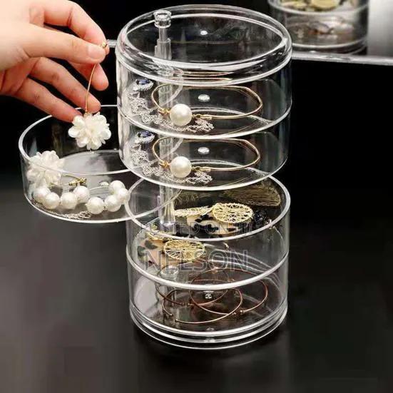 4 Layer Rotating Jewelry Organizer