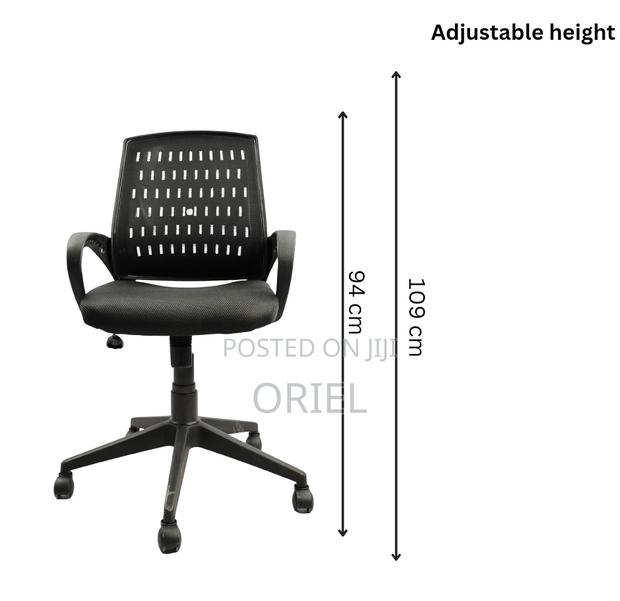 Office Chair : Medium Back Office Mesh Chair - thumbnail 9