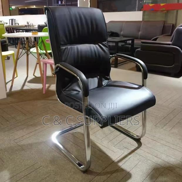 Office Leather Guest Chair.