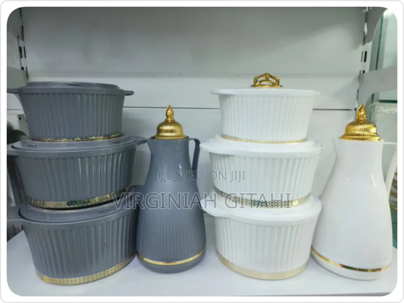 4pcs Hot Pot Set With Flask