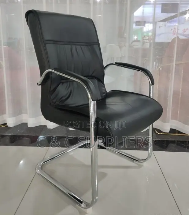 Office Leather Guest Chair.