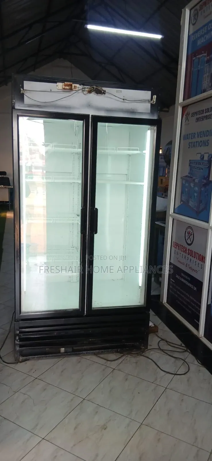Clear Double Door Fridge