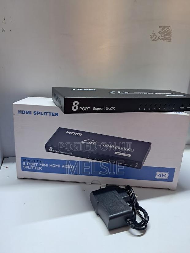 1x8 Hdmi Splitter for Tv, Monitor and Projector Display