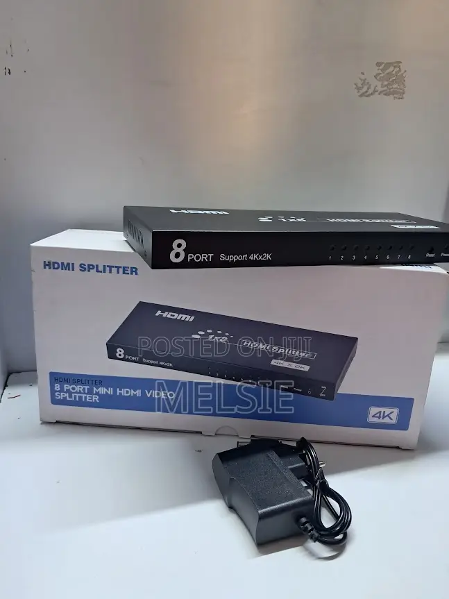 1x8 Hdmi Splitter for Tv, Monitor and Projector Display