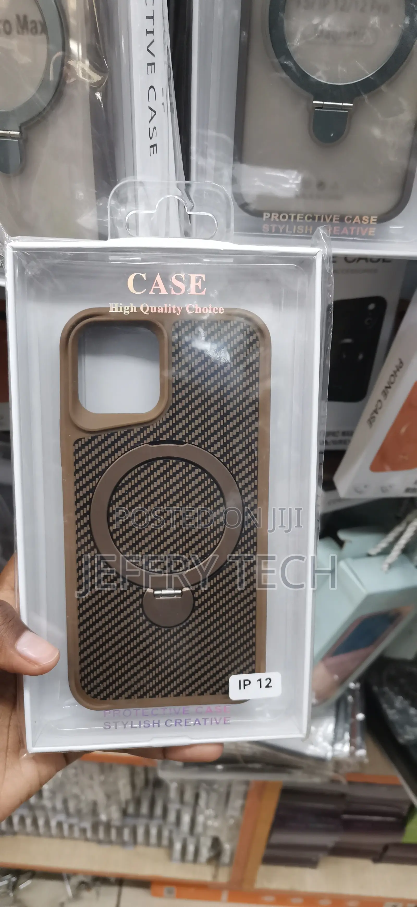 Ip12 Premium Aesthetic Case-Black