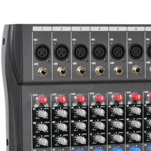 Professional Ct8 8 Channel Sound Mixer With Phantom Power Usb