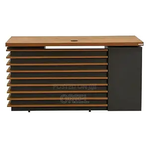 Office Desk : 140cm Brown Office Executive Desk