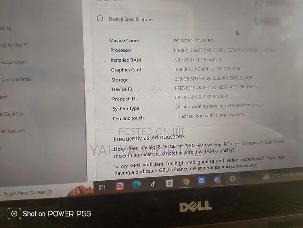 Laptop Lenovo 8GB Intel Core i5 SSD 256GB - thumbnail 8