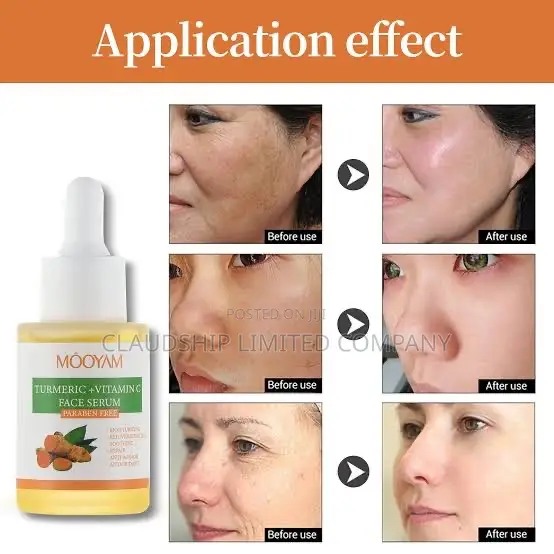 Tumeric Vitamin C Anti-Aging Antioxidant Face Serum
