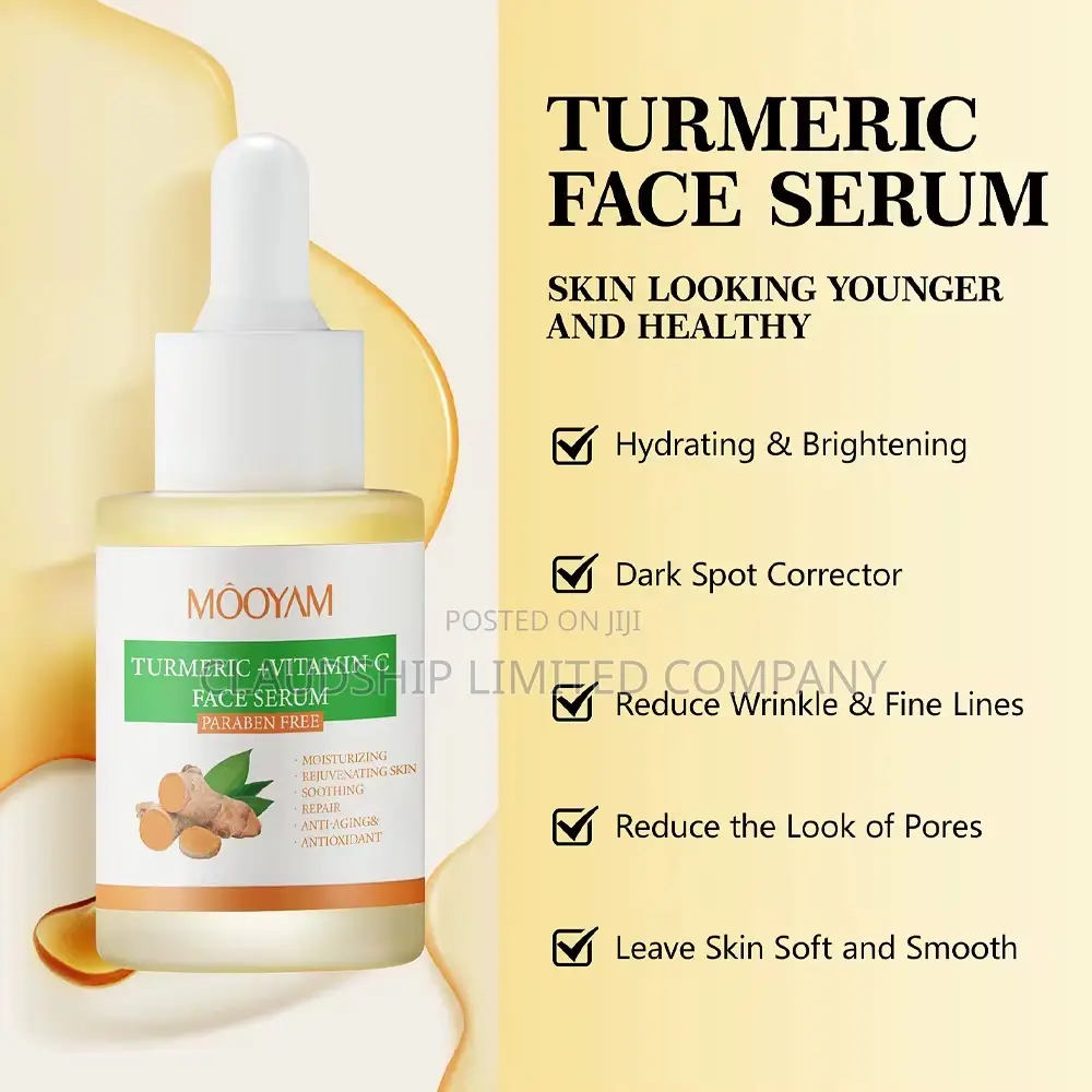 Tumeric Vitamin C Anti-Aging Antioxidant Face Serum