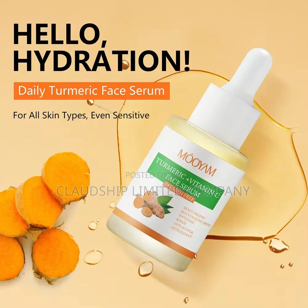 Tumeric Vitamin C Anti-Aging Antioxidant Face Serum