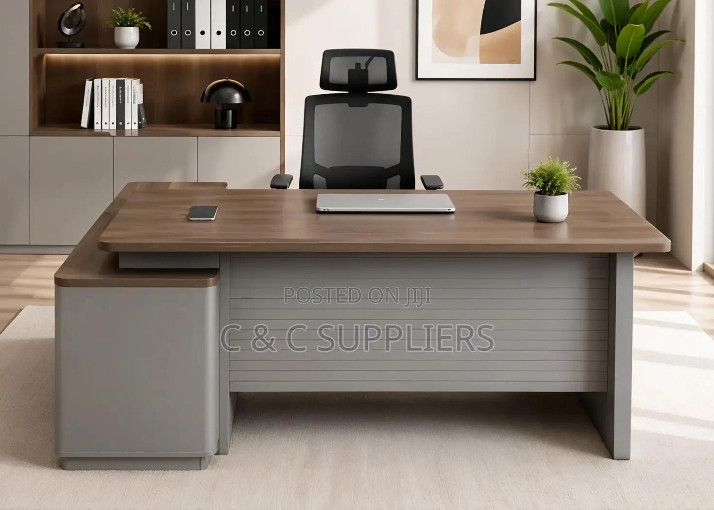 L-Shaped Office Desk-1800mm