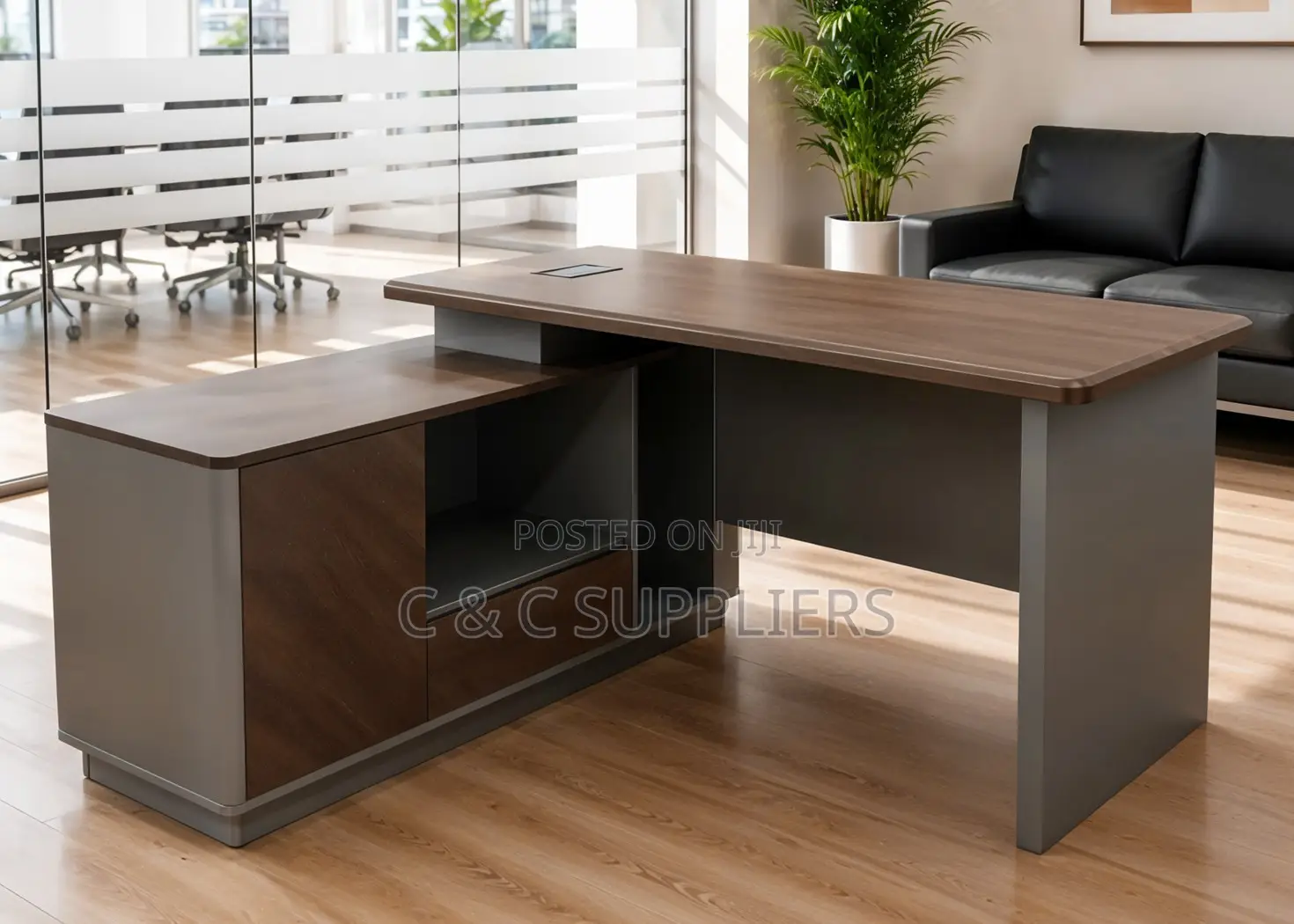 L-Shaped Office Desk-1800mm