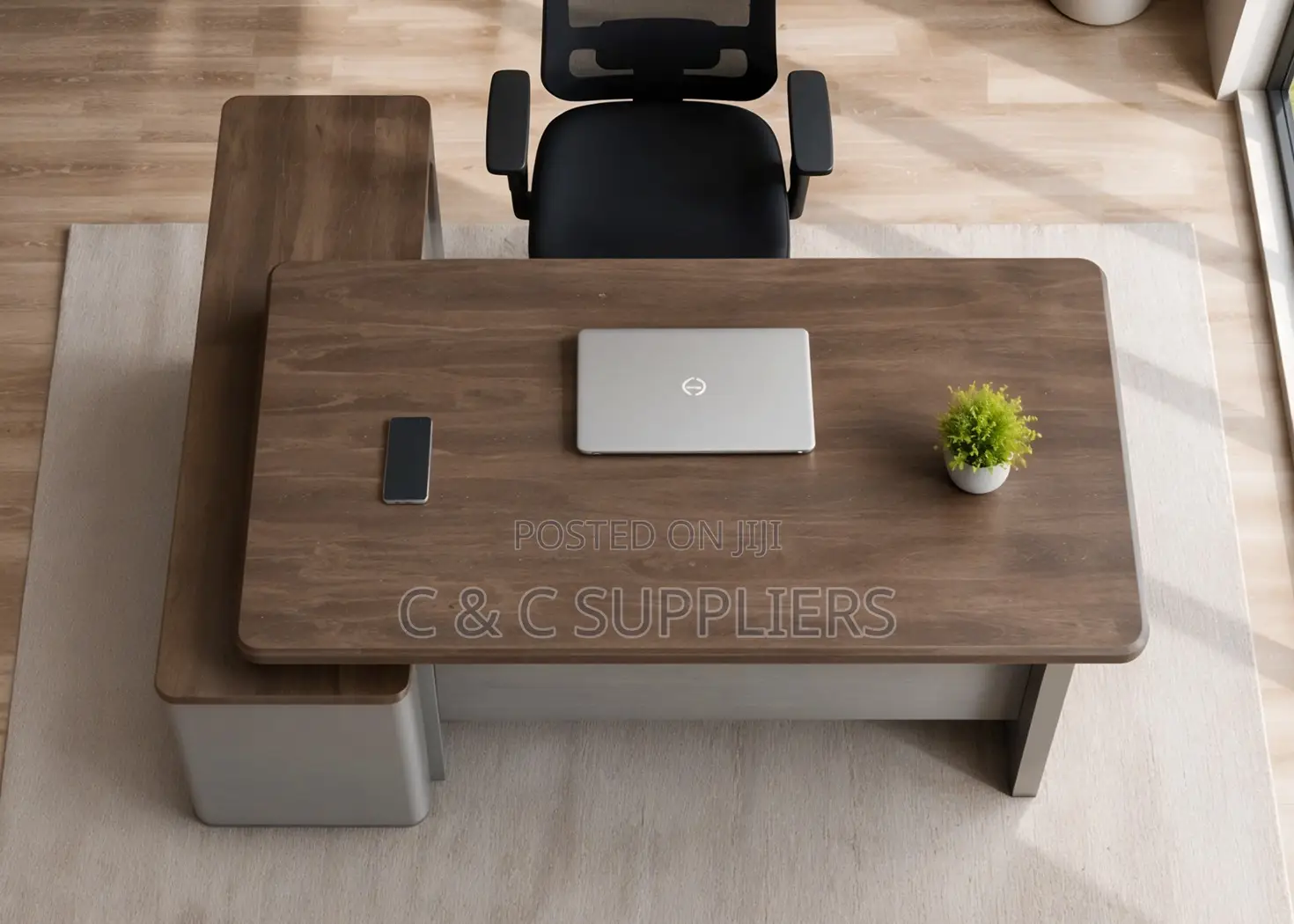 L-Shaped Office Desk-1800mm