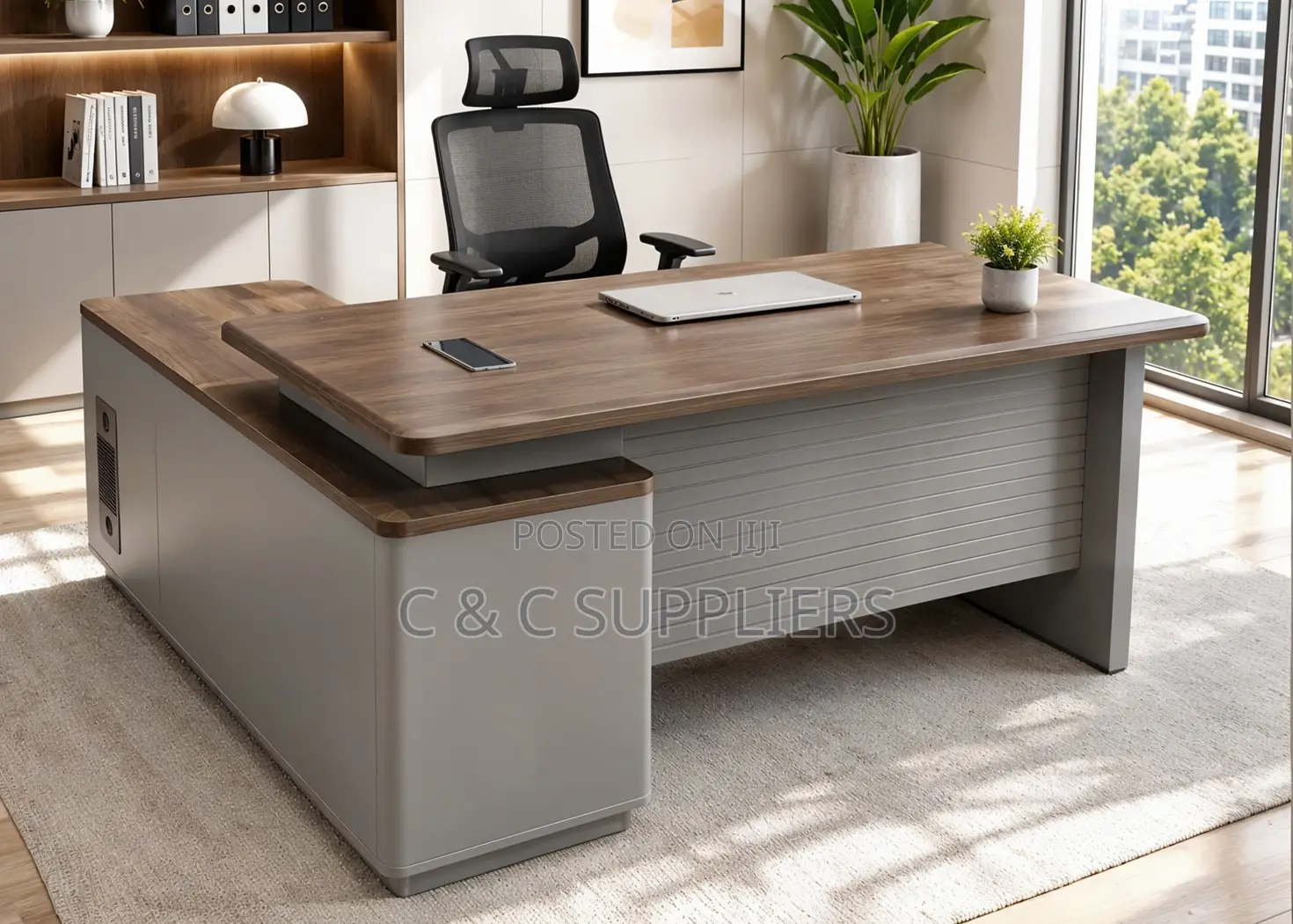 L-Shaped Office Desk-1800mm