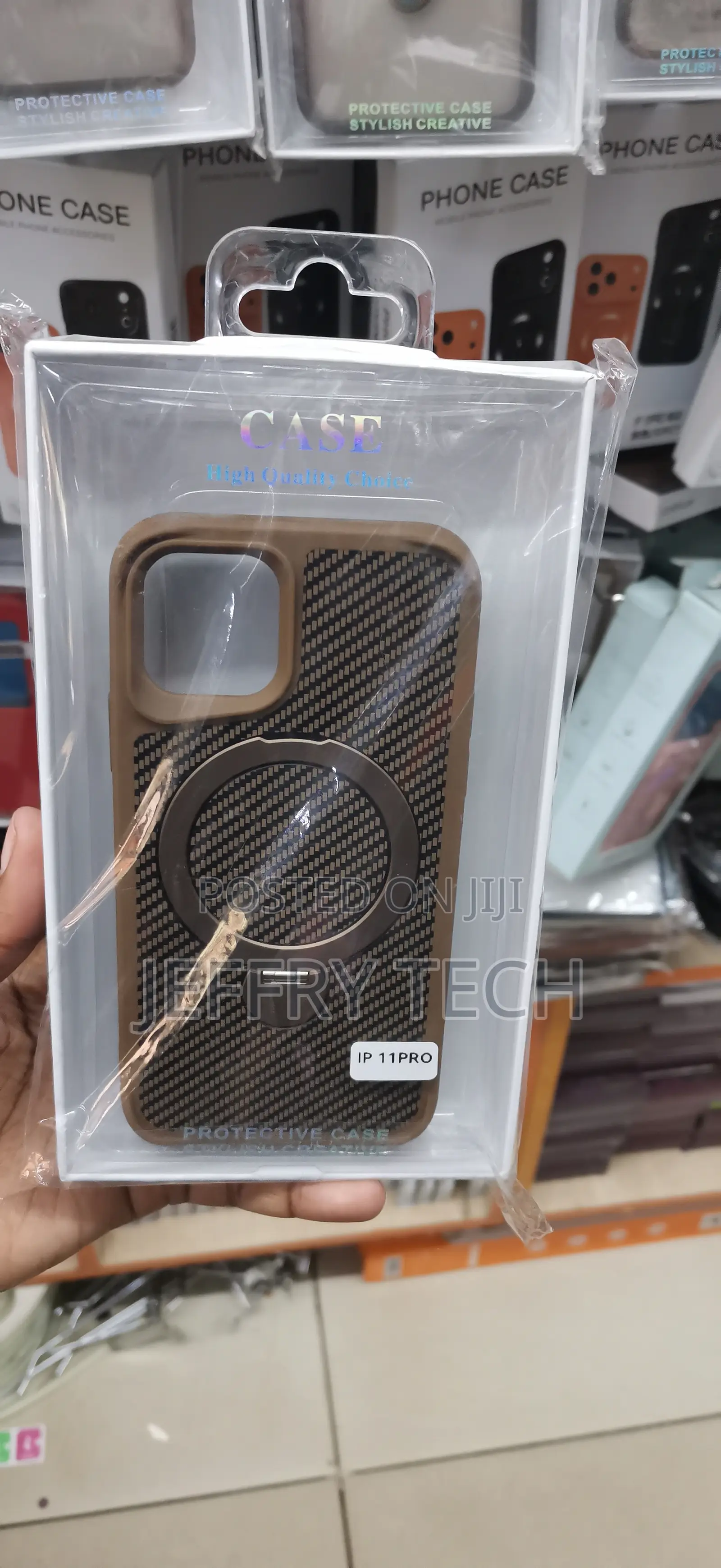 iPhone 11 Pro Case ,With a Raised Lip Shield Surrounding the Camera .